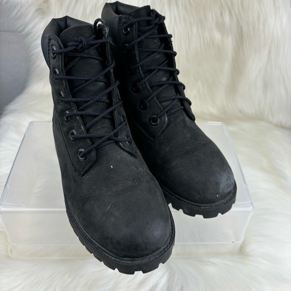 TIMBERLAND BOOTS BLACK COLOR SIZE 4 KIDS - Picture 5 of 8